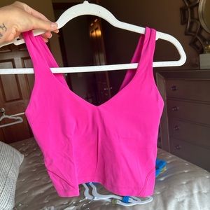 Lululemon Align tank sonic pink